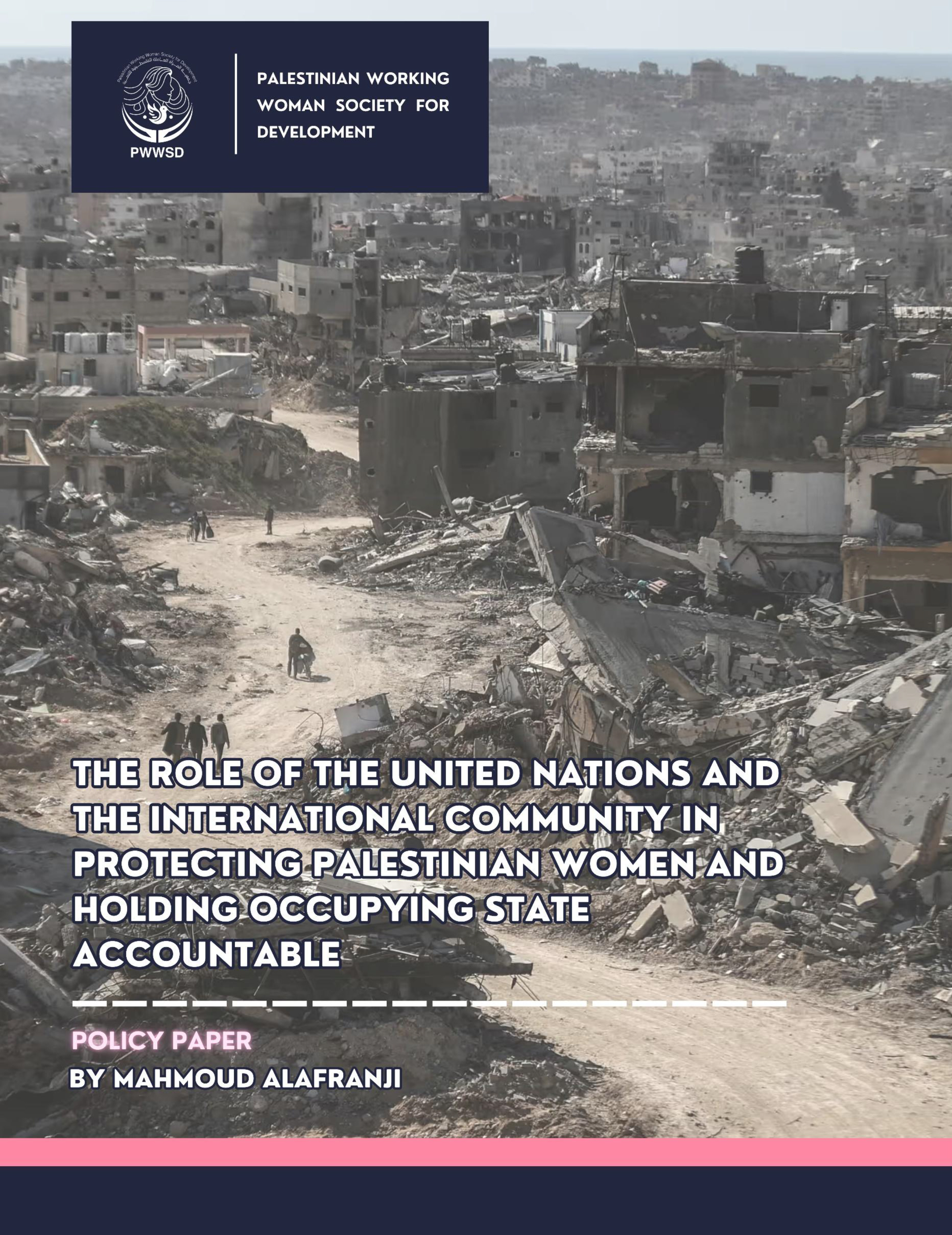 The Role of the United Nations and the International Community in ...