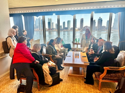 On the 30th Anniversary of the Beijing Declaration, the Palestinian Working Woman Society for Development and the Palestinian Delegation Meets with UN Ambassador to Discuss Women's Rights and National Priorities