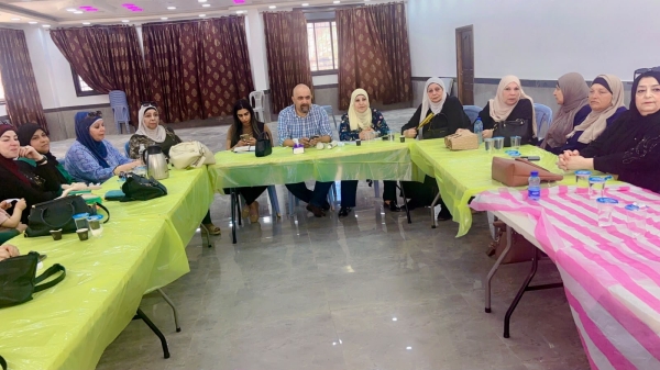 جمعية المرأة العاملة الفلسطينية للتنمية تنظم ورشة في جمعية اللد في بيتونيا لتعزيز المشاركة السياسية وحرية الرأي والتعبير 